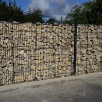 Clôture et gabion