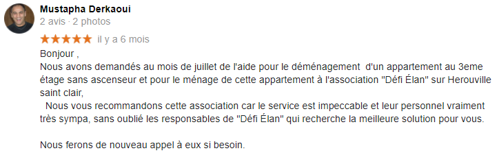 premier avis DEFI - ELAN - I.C.I